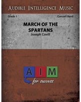 March of the Spartans Concert Band sheet music cover